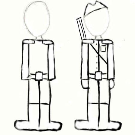 Рисование солдата в старшей группе