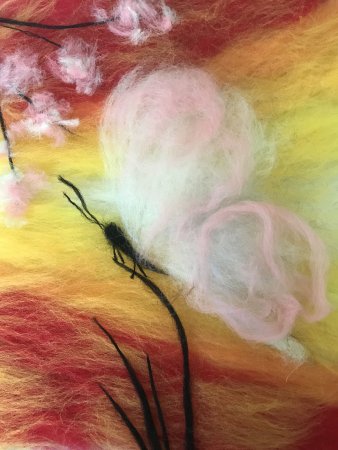 Живопись шерстью