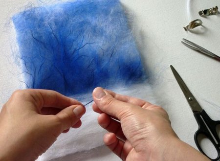 Техника рисования шерстью
