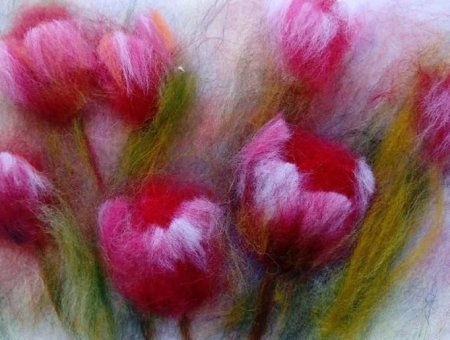 Шерстяная живопись