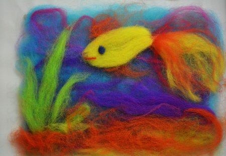 Сухое валяние для детей