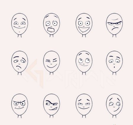 Эмоции человека рисунок