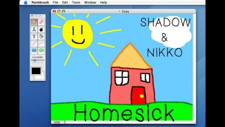 Рисунки на компьютере в паинте