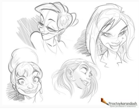 Лёгкие скетчи персонажей