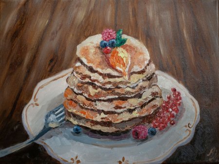 Блины в живописи