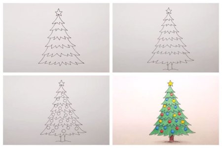 Рисование Новогодняя елка