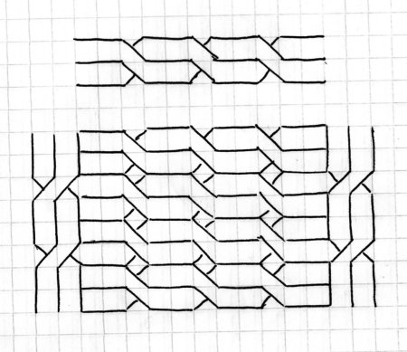 Узоры в тетрадку в клетку