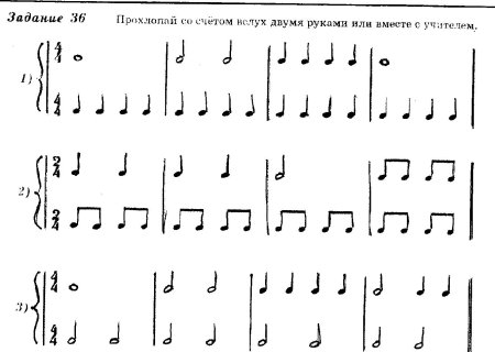 Ритм длительности нот ритмические упражнения