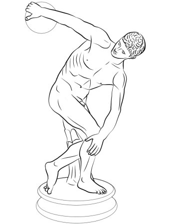 Поэтапный рисунок скульптуры