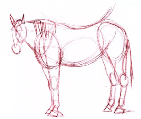 Лошадь рисунок