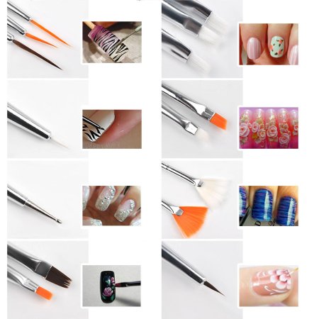 Рисунки на ногтях пошагово