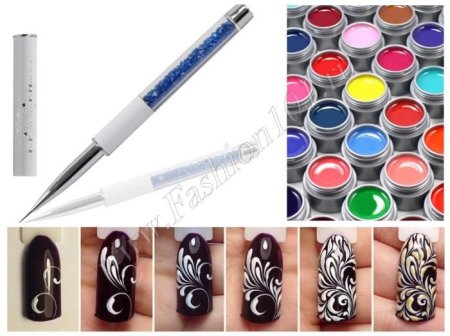 Уроки рисунков на ногтях для начинающих пошаговое