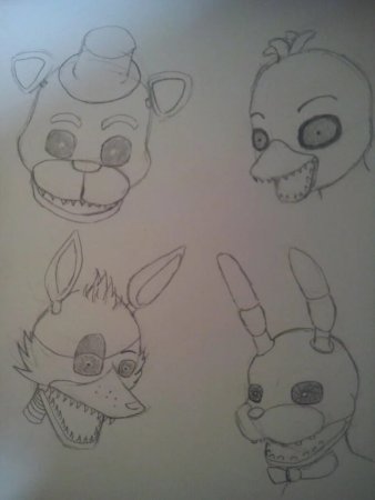 Рисунки ФНАФ для срисовки