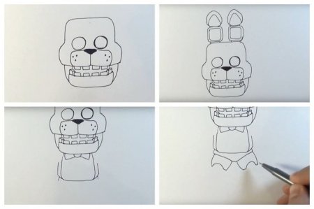 Фредди зи фнафа 9 рисунки карандашом для срисовки