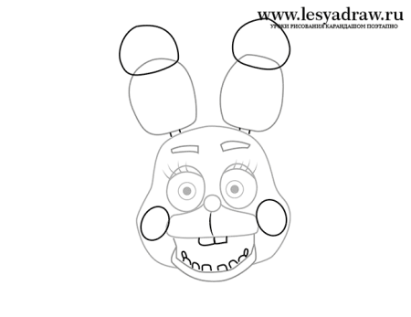 Скетчи ФНАФ фантайм Фокси