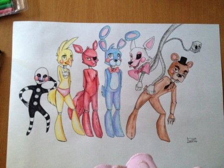 Фредди ФНАФ 6 рисунки