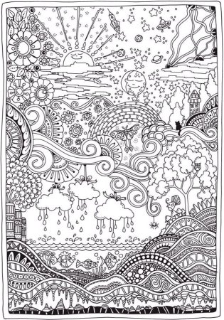 Раскраски для успокоения