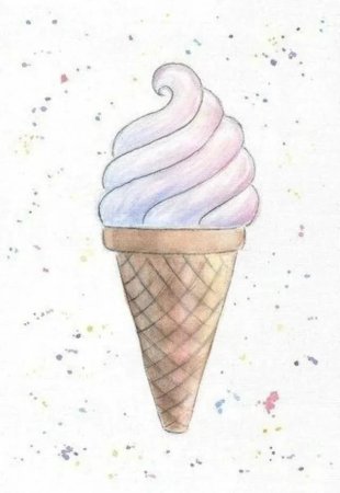 Рисунок мороженого