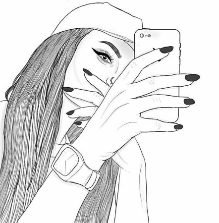 Ногти раскраска для девочек