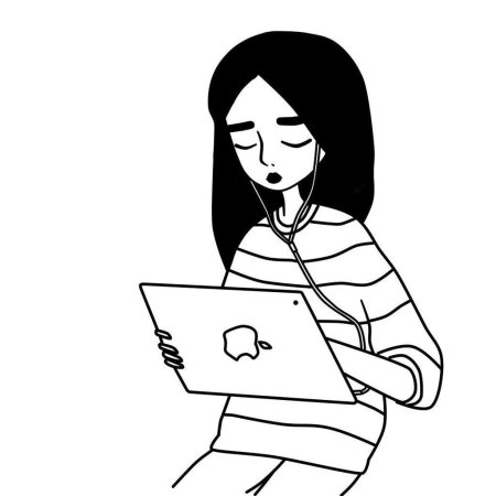 Чб картинки для срисовки