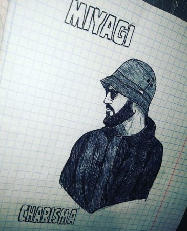 Мияги рисунок карандашом для срисовки