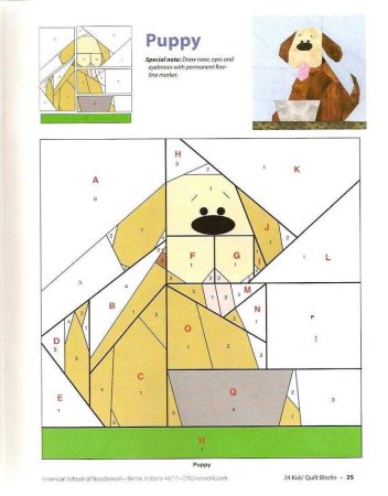 Лоскутное шитьё схемы