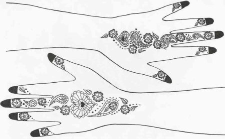 Схемы для рисования мехенди