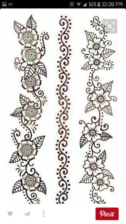 Тату хной эскизы