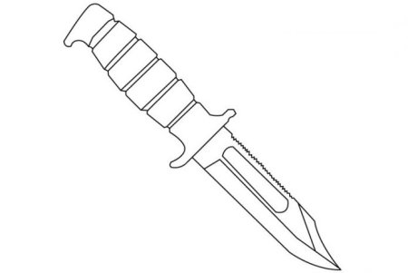 Раскраски КС го ножи м9