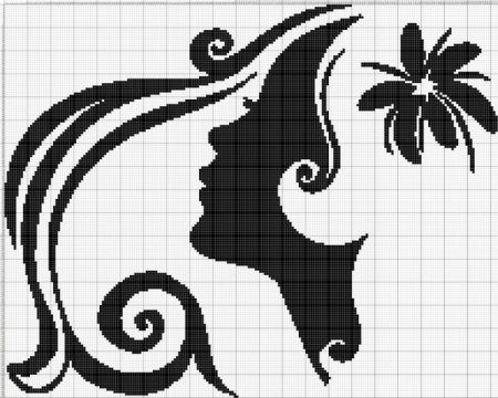 Орнаменты для вышивки крестом монохром