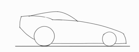 Машина рисунок простой