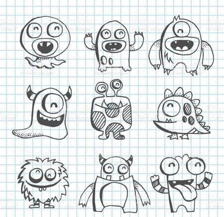 Прикольные маленькие рисунки