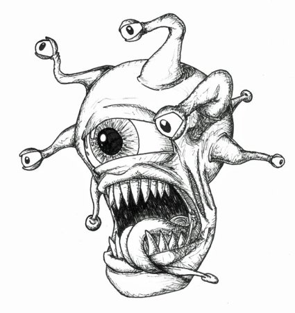 Монстры карандашом
