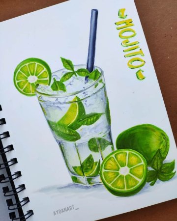 Рисунки для срисовки еда легкие карандашом