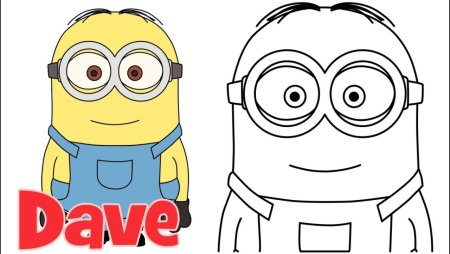 Миньоны карандашом