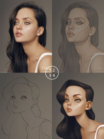 Реалистичный стиль рисовки