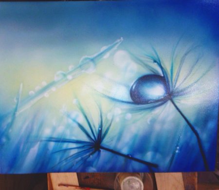 Рисование аэрографом