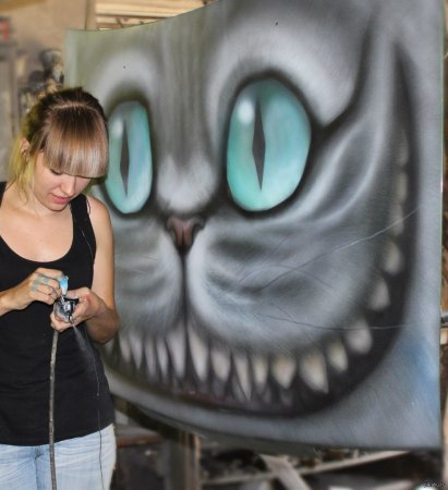 Рисование аэрографом