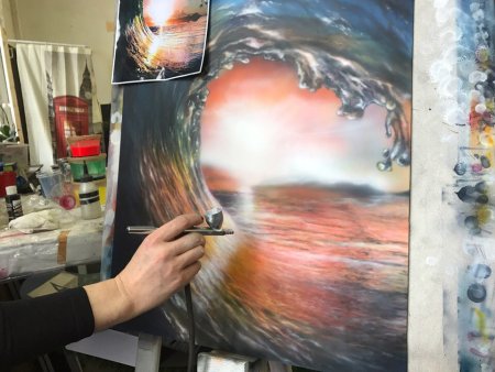 Рисование аэрографом