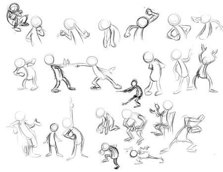 Человечки для зарисовки