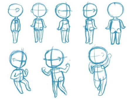 Анатомия Чиби для рисования