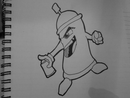 Граффити баллончик