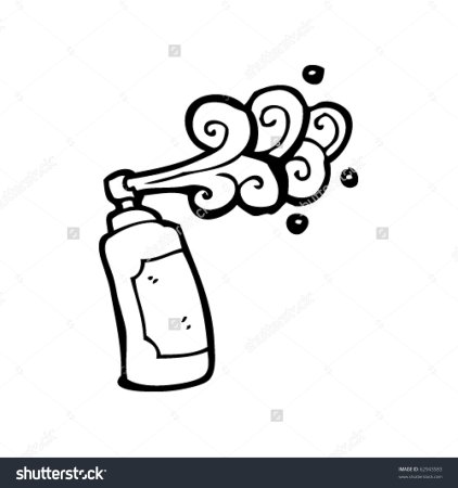 Баллончик с краской карандашом