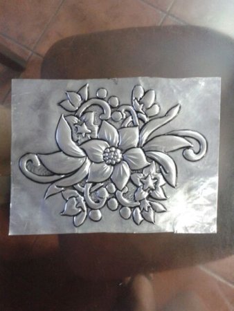 Чеканка из алюминиевой банки