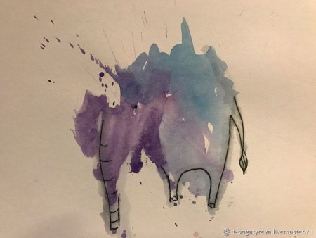 Рисунок пятном