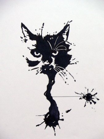 Кошка Клякса