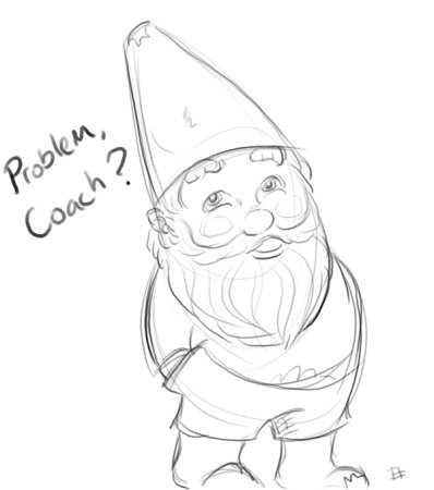 Рисование гномика