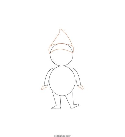 Рисование гномика