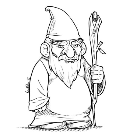 Рисование Гном