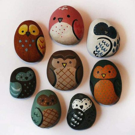 Рисование на камнях